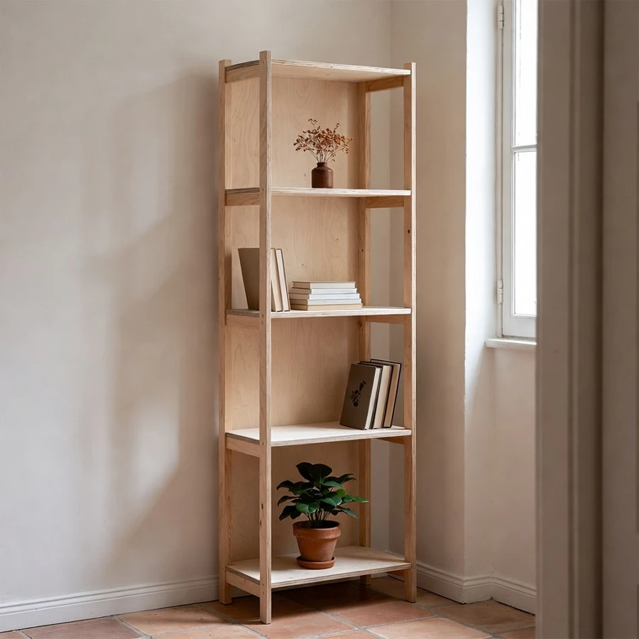 Meuble de rangement vertical étroit pour petit espace