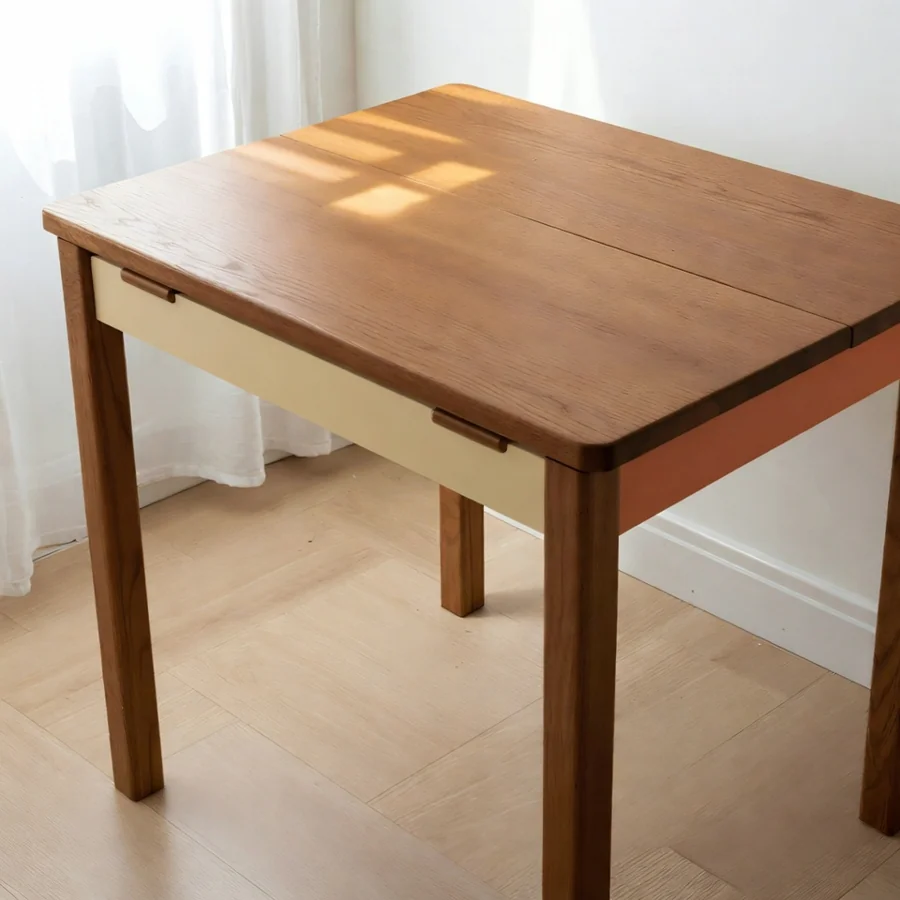 Table extensible, meuble multifonction petit espace pour recevoir